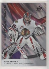 2019-20 CHL SP GAME USED SPGU RC AUTHENTIC TRUE ROOKIE JOEL HOFER /30 BLUES