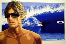 OAKLEY 2007 BRUCE IRONS HIJINX SURF poster HUGE New Old Stock Flawless condition