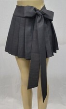 REGULAR MINI Skirt Plaid Pleated GrayWB 