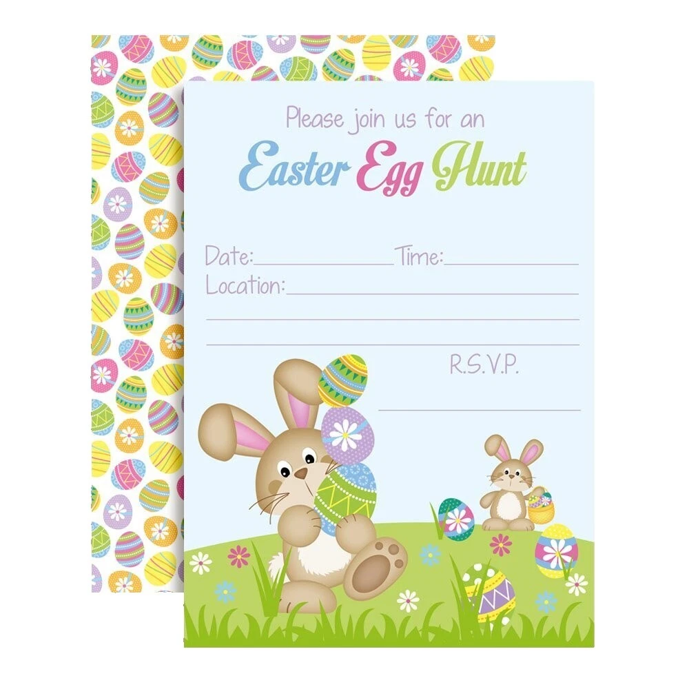 Invitaciones de felicitación de Pascua