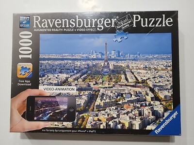 NEW Premium Ravensburger 1000 Piece Puzzle  Over Rooftops Of Paris 