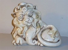 Vintage Kay Finch LION, CAT #849 Freeman & McFarlin, CALIFORNIA Potteries Feline