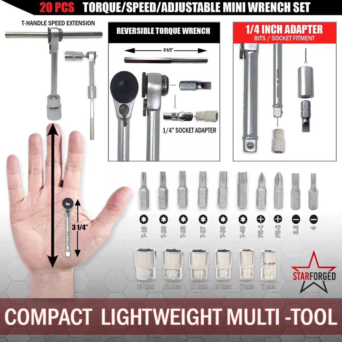 Compact wrench set deals