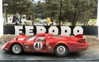 Best Model 1/43 Alfa Romeo Le Mans 1968 Vaccarella Statisches Modell Diecast