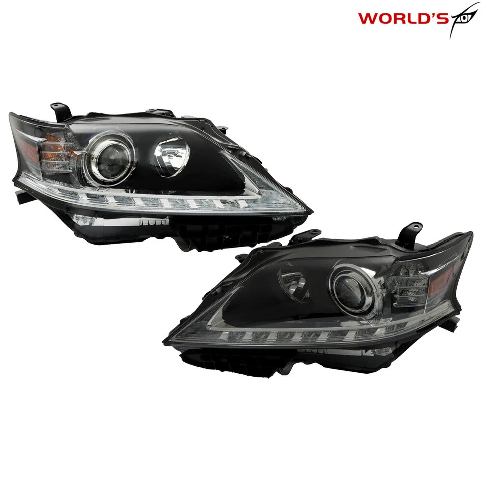 Farol de xenônio LED DRL esquerda e direita para Lexus RX RX350 RX450h 2013 2014 2015 HID - Imagem 4 de 4