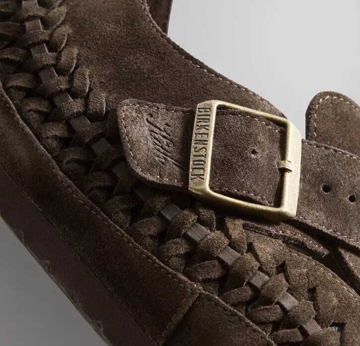 Kith x Birkenstock London Braided Mocha Color Size 38 | eBay