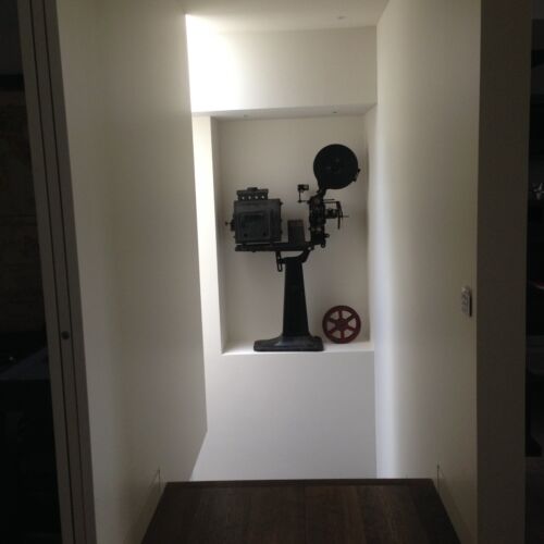 Hahn-Goerz Vintage c1930 Theatre Projector with “Artisol” Mirror Lamp on Stand - Picture 3 of 14