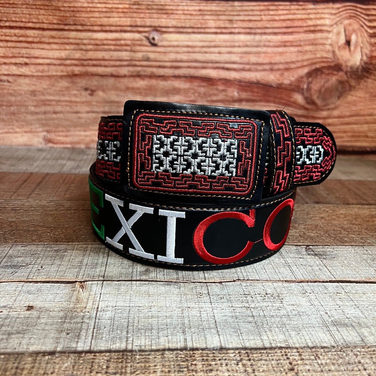 Leather belt Handmade in Mexico ?? XS/S never worn Crocodile Belts Made in Mexico Unisex S-M-L - Etsy main image 4