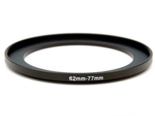 62-77mm Metal Step Up Ring Lens Adapter from 62 to 77mm Filter Thread UK SELLER