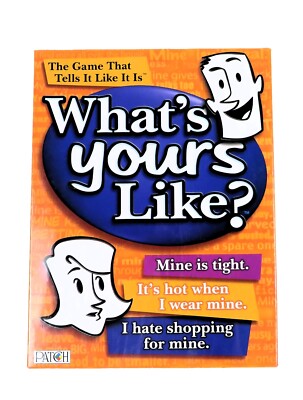 What's Yours Like? Party Game 2007 by Patch Products New