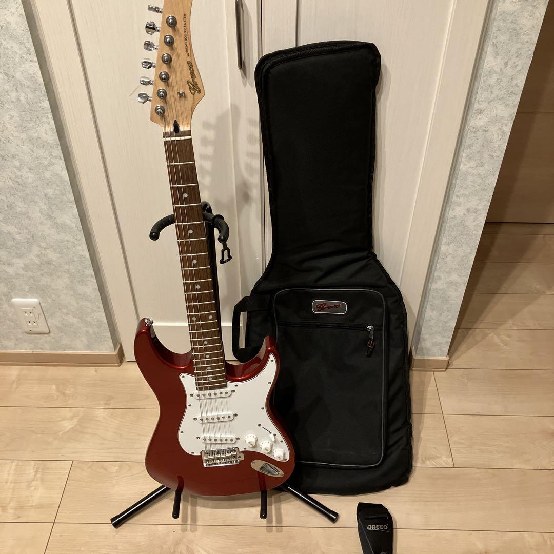 GRECO electric guitar WS-STD red with soft case from Japan | eBay