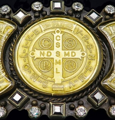 EUC - Virgins Saints & Angels San Benito Buckle San Benito Goddess Buckle - Jet – Virgins Saints & Angels main image 3