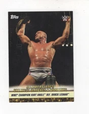 2019 TOPPS WWE SUMMERSLAM GREATEST MATCHES KURT ANGLE #GM-23