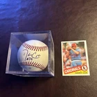 Dan Cox St. Louis Cardinals Autographed Baseball With Case & Card