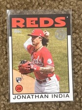 2021 Topps Update #86B-19 Jonathan India 1986 35th Anniversary