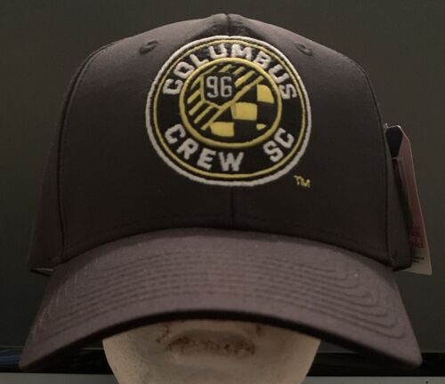 Cappello regolabile Adidas MLS Columbus Crew SC taglia OSFM NUOVO 110VZ Nero - Foto 1 di 6