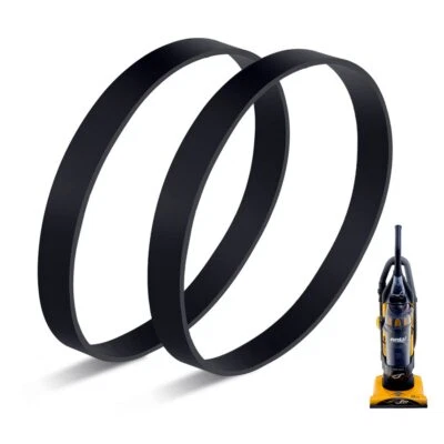 JEDELEOS Replacement Style U Belts for Eureka AirSpeed, Sanitaire and The Boss Black