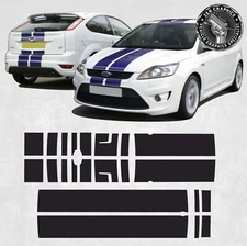 Exact spec Stripes for Ford Focus MK2 Facelift Stickers Graphic Decorative Decal