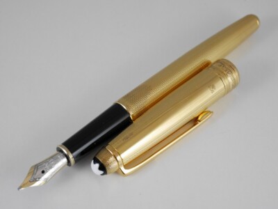 Montblanc Meisterstuck Solitaire Vermeil 925 Barley 144 Fountain