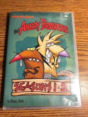 The Angry Beavers Seasons 1 & 2 DVD Nickelodeon TV 4-Disk Set