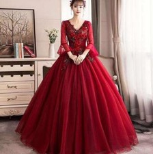 Women's Evening Dress Ball Gown Preside Costume stage Party Full Dress Fashion 