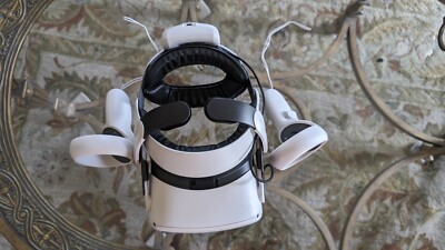meta quest 2, 128gb, Controllers, Elite Head strap, External Battery 
