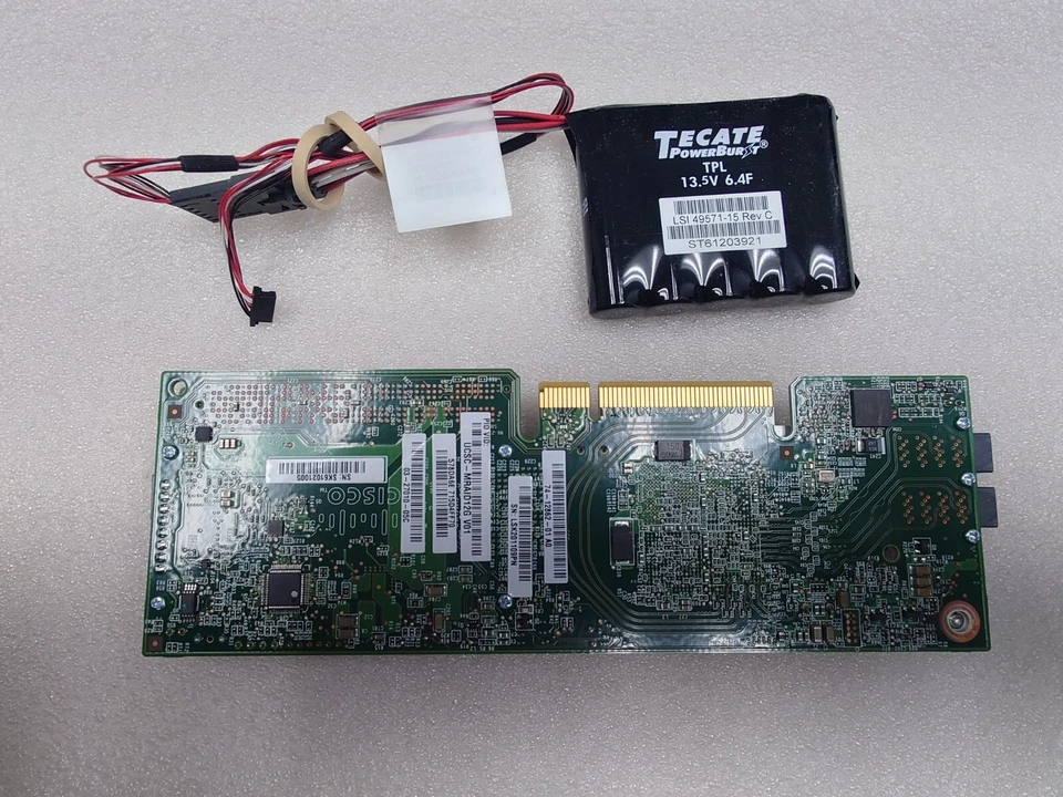 Cisco UCSC-MRAID12G-1GB 12Gb/s SAS RAID Controller 74-12862-01 - Image 4 of 4