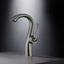 Brass Gunmetal Bathroom Sink Faucet Water Mixer Tap
