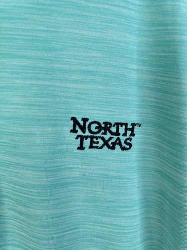 Footjoy FJ Polo Uomo Grande Verde Heathered Golf Manica Corta North Texas - Foto 3 di 10