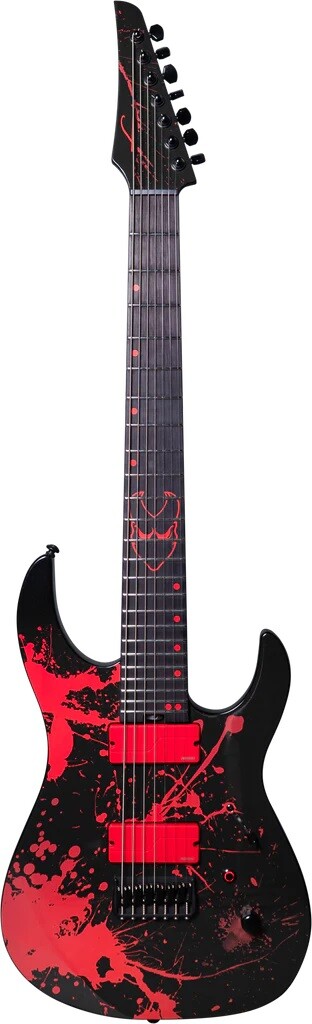 【良杢個体】Legator 7弦ギター Ninja Legator N7SS Ninja 7 Super Shred 7-String Guitar, High Gloss