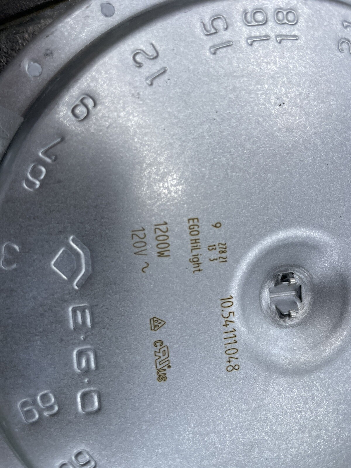 10.54111.048 Radiant sur Burner Element 6" 120volt SUMMIT / LOW TEMP CORP 195344