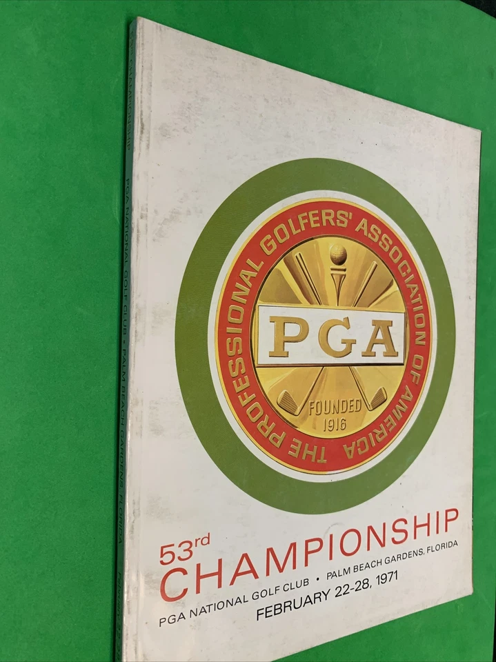 Casi como nuevo 1971 53º Programa de Campeonato de la PGA Nacional Jack Nicklaus 2ª PGA Foto 4 de 4