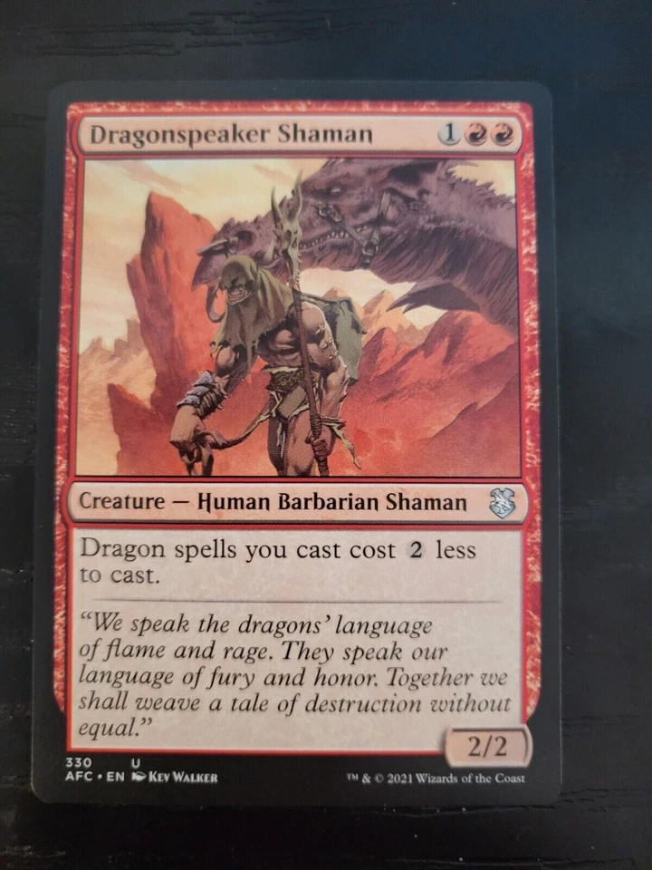 1x DRAGONSPEAKER SHAMAN - Scourge/Commander - MTG - Magic the Gathering - Image 3 of 4