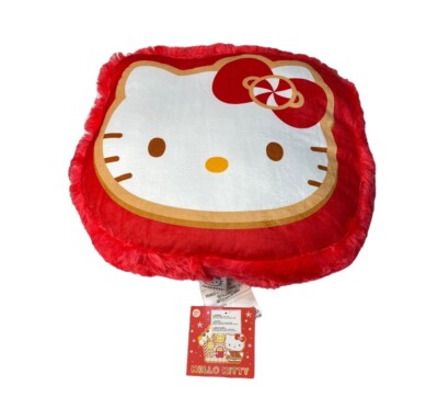 Hello Kitty 14 x13  Bedding Decorative Pillow Sanrio Very Soft NEW