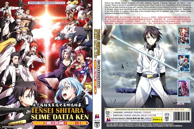 ENGLISH DUBBED TENSEI SHITARA SLIME DATTA KEN SEASON 3+MOVIE+3OVA DVD All Region