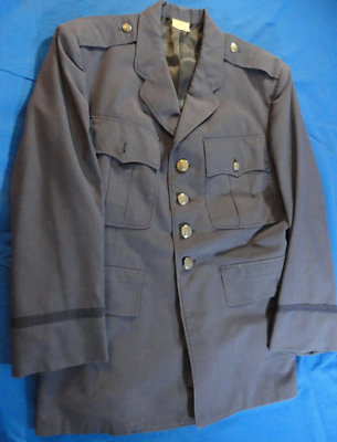 1968 USAF AIR FORCE DRESS BLUE 1549 SHADE UNIFORM 4 POCKET JACKET COAT 40XS  | eBay