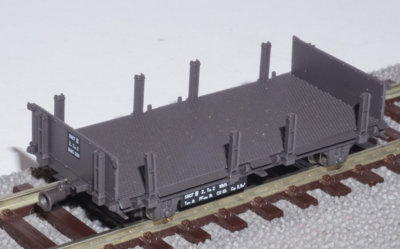 REE Coffret De 2 Wagonnets SNCF - Draisine Plat Mixte + Tombereau - Époque 3 (1946-1970) - Échelle HO (1/87) - Comme Neuf, Pré-assemblé.