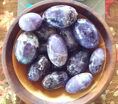 Large 235 GRAM AMETHYST SHIVA LINGAM ENERGY BALANCING CRYSTAL LINGAM STONE
