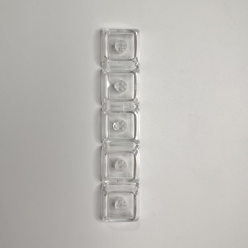 For Mechanical Keyboard XDA Transparent Keycap 1U Replacement Accessories