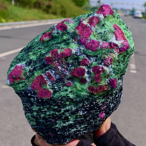 6.15LB Natural green Ruby zoisite (anylite) crystal Chakra mineral Energy - Picture 2 of 21