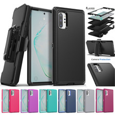 For Samsung Galaxy Note10 Plus Shockproof Case Rugged Cover  Belt Clip Holster