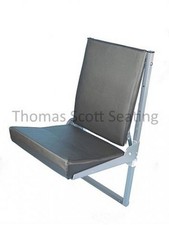 Wall Mounted Seat Tip up Narrow Frame PVC Industrial train crane seat