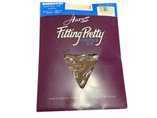 VTG Fitting Pretty Queen Control Top Pantyhose 2X 771 Barely There  Queen Sheer
