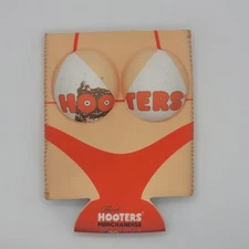 Hooters Official Boobzie Girl Squishy 3D Beer Koozie Bikini 
