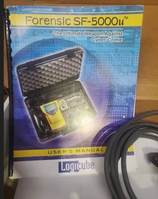 Logicube Forensic SF-5000u Hard Drive Capture System Kit SATA PCMCIA