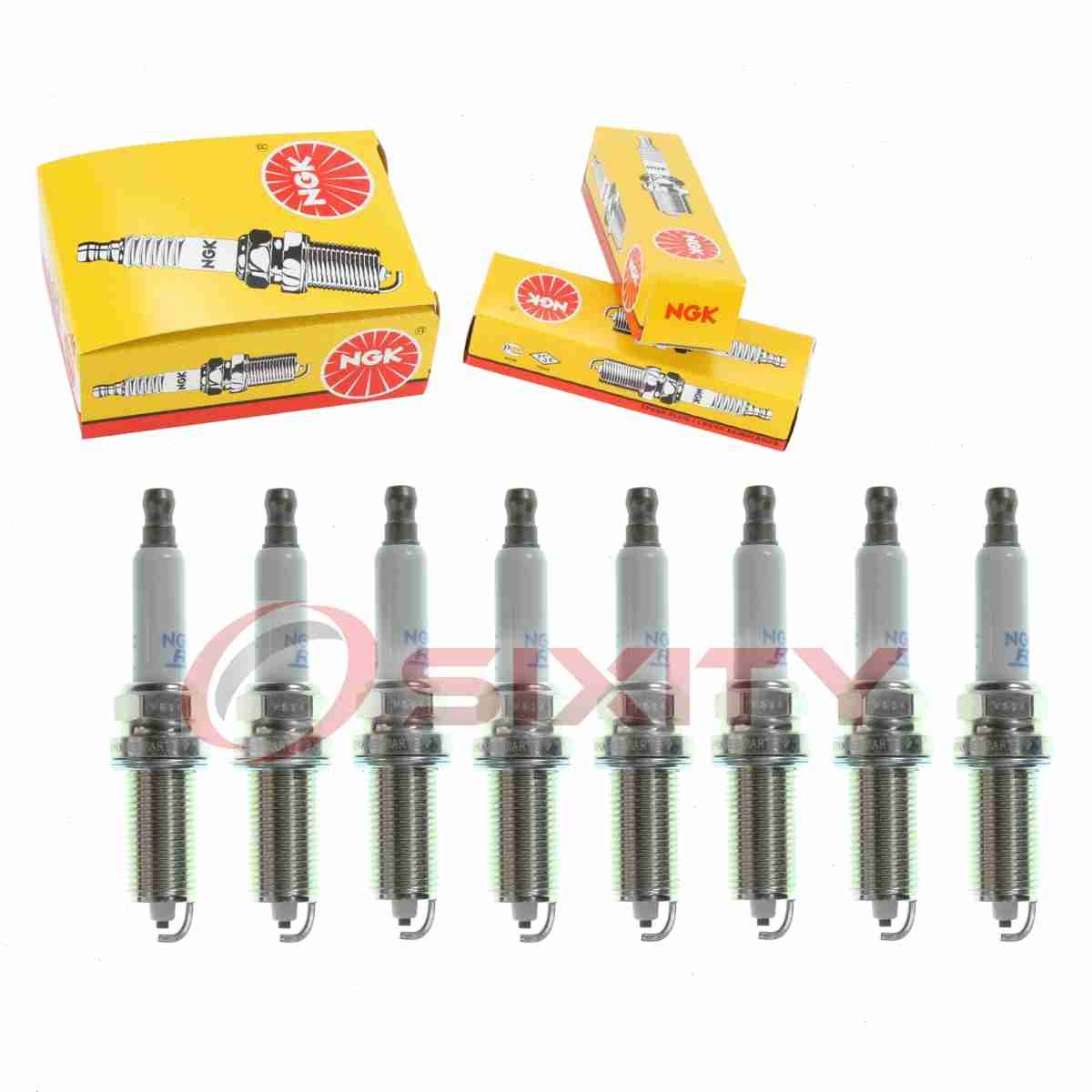 8 pc NGK Standard Intake Side Spark Plugs for 2008-2010 Dodge Dakota 4.7L V8 mg