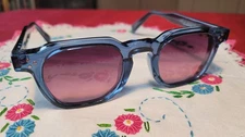 Pre-owned *QUALITY* Unbranded 6239 C7 BLUE SUNGLASSES Rose Tint Lenses 47-23-150