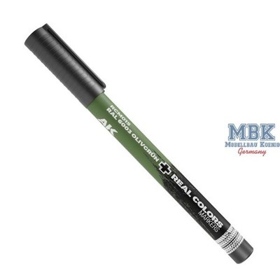 AK Interactive S.L. AK-RCM015 REAL COLORS MARKERS: RAL 6003 Olivgrün