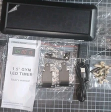 SeeSii 1.5 inch  LED Gym Timer Stopwatch with Remote Controller