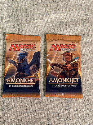 MTG 2x lot Amonkhet Booster Packs 15 cards each Brand New